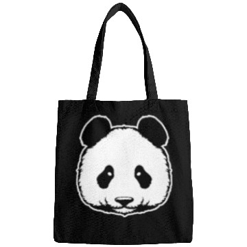 Discover Panda Logo Emblem Panda Bear Friend Giant Panda Bags
