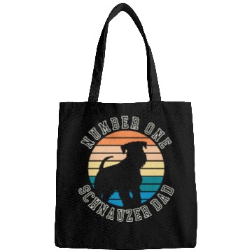Discover Number One Schnauzer Dad Bags