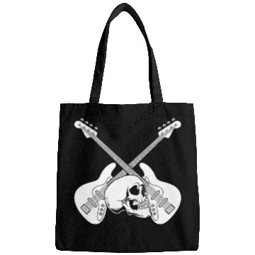 Discover Bass Guitar Bassist Skull Bags