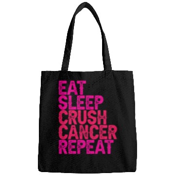 Discover Eat Sleep Crush Cancer Repeat 3 Bags