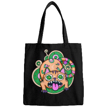 Discover Psychedelic Trippy Cat Bags