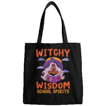 Discover Witchy Wisdom School Spirits Teacher Halloween Bags