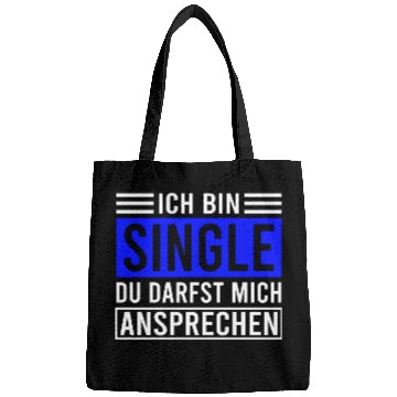 Discover I'm Single! Funny Solo Single Men Bachelor Bags