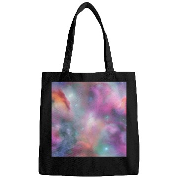 Discover Galaxy nebula abstract design Bags