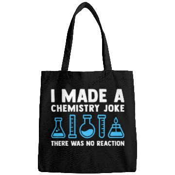Discover Funny Chemistry Science Teacher Chemist Bags