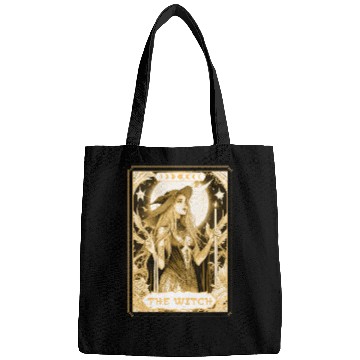 Discover Dark Witch Tarot Card Magic Boho Mystic Celestial Bags