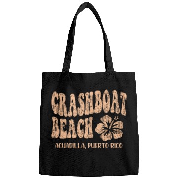 Discover Crashboat beach Aguadilla Puerto Rico Bags