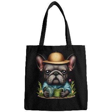 Discover Frenchie Watering Plants Bags