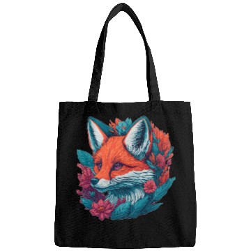 Discover Fox Cub with Flowers Bags