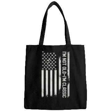 Discover I m Not Old I m Classic American Flag Bags
