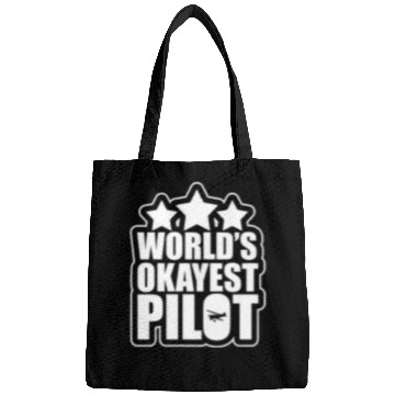 Discover Funny World s Okayest Pilot Airplane Bags