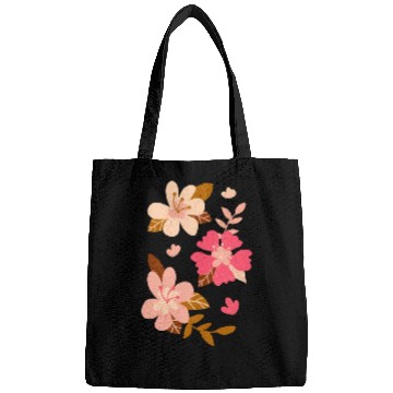 Discover Pink Hibiscus Flowers Bags
