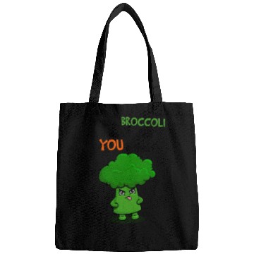 Discover Maybe Broccoli Doesnt Like You Either Funny Kawaii Bags