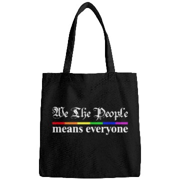 Discover We The People Means Everyone Lgbt Pride Month Bags