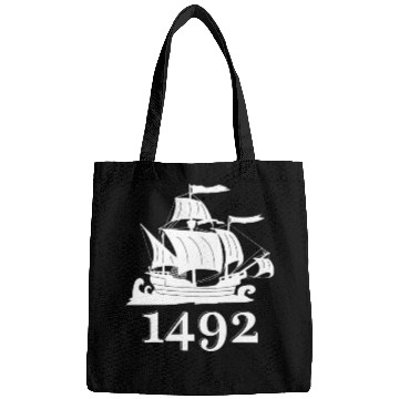 Discover Columbus Day 1492 Christopher Kolumbus Bags