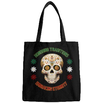 Discover Mexican calavera Bags