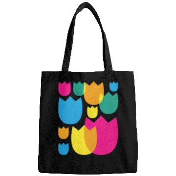 Discover Tulips Retro Florist Flowers Tulip Bags