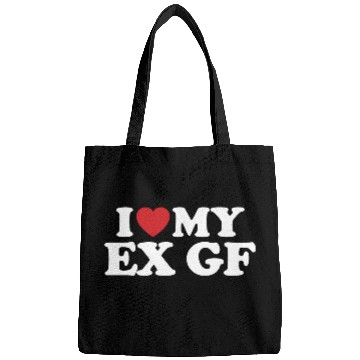 Discover I Love My Ex Girlfriend I Heart Groovy Bags