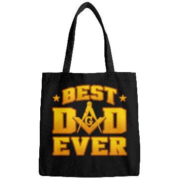 Discover Best Dad Ever Freemason Bags