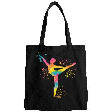 Discover Ballet Dancer Colorsplash Man Ballerino Bags