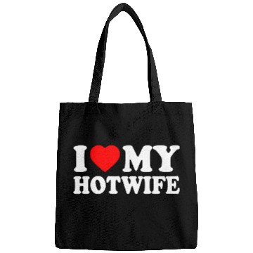 Discover I love my hotwife Bags