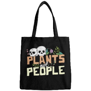 Discover Plants Not People Skulls And Wildflowers Funny Bags