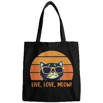 Discover Live, love, meow! Vintage Style Bags