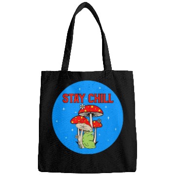 Discover Stay Chill Cute Green Frog Bags