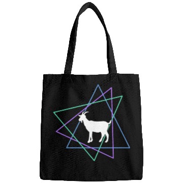 Discover Geometric Pig Art Bags