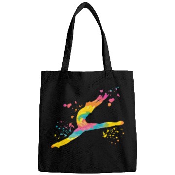 Discover Ballet Dancer Colorsplash Man Ballerino Bags