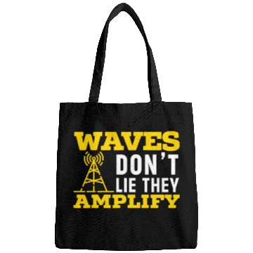 Discover Ham Radio Operator Morse Code Radioactivity Bags