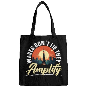 Discover Ham Radio Operator Morse Code Radioactivity Bags