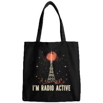 Discover Ham Radio Operator Morse Code Radioactivity Bags
