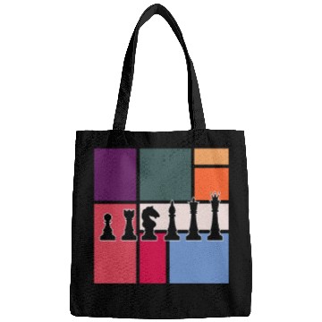 Discover Vintage Chess – Retro Strategy Master Bags
