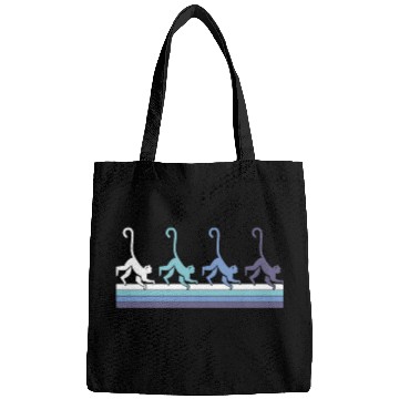 Discover Gradient Monkey Silhouette Bags