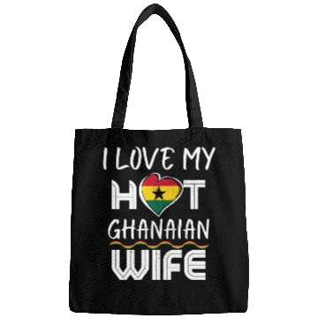 Discover Funny I Love My Hot Ghanaian Wife Husband Bags