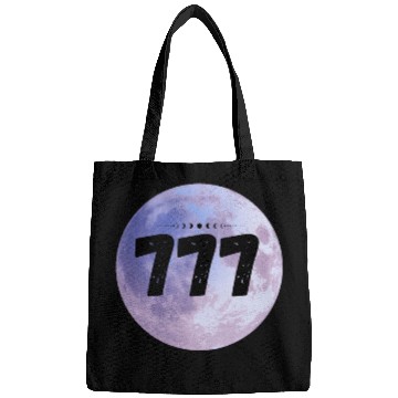 Discover Purple Moon Angel Numbers 777 Bags