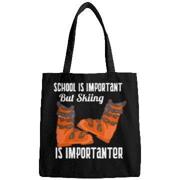 Discover School Is Important But Skiing Is Importanter Bags