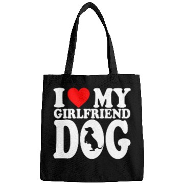 Discover I Love My Hot Girlfriend Dog Bags For Dog Lovers