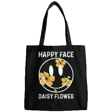 Discover Happy Face Daisy Flower Bags
