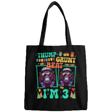 Discover Thump Grunt Beat I'm 3 Gorilla Lover Kid 3rd Bags