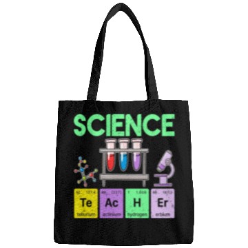 Discover Science Teacher Periodic Table Elements Chemistry Bags