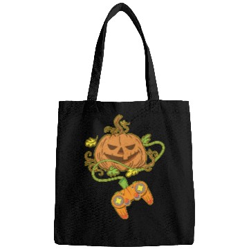 Discover Halloween Jack O Lantern Video Game Controller Bags