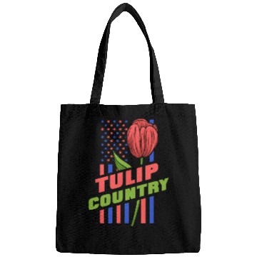 Discover Tulip Gardening Us Flag Tulips Bags
