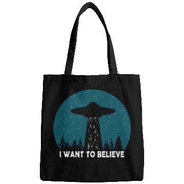 Discover I Want To Believe World Ufo Day Bags