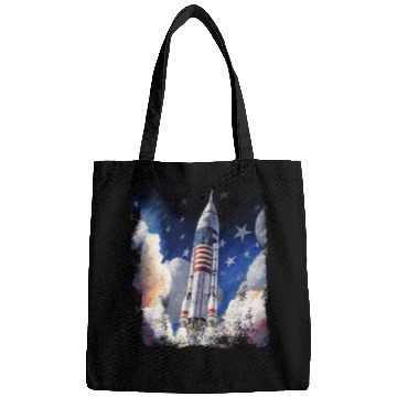 Discover Patriotic Starship US Astronauts Stars and Stripes Bags