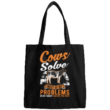 Discover Cow Gift Farmer Cattle Breeder Cows Bags