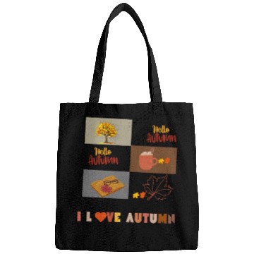 Discover I love Autumn hello autumn Bags