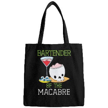 Discover Bartender of the Macabre Bartender Halloween Bags