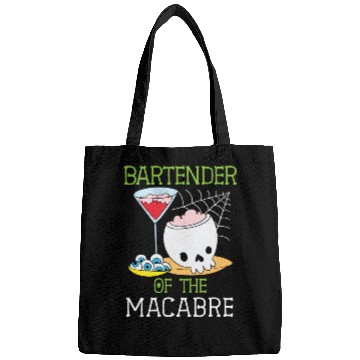 Discover Bartender of the Macabre Bartender Halloween Bags